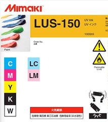 Mimaki LUS-150 UV curable ink 1L bottle White  (MPN: LUS15-W-BA)