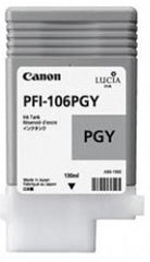 Canon 130mL Photo Gray Ink Tank Cartridge - PFI-106PGY (MPN: 6631B001AA)