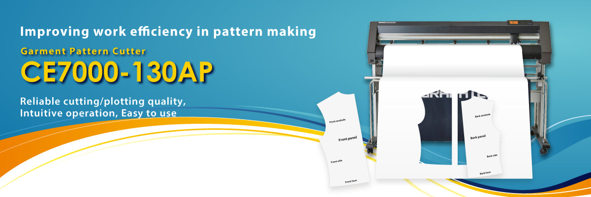 Graphtec Sensor Offset Pattern Graphtec Garment Pattern Cutting Plotter CE7000-130AP — BayInkjet