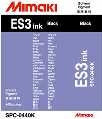 Mimaki ES3-Eco Solvent 440cc BLACK Ink (MPN: SPC-0440K)