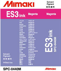 Mimaki ES3-Eco Solvent 440cc MAGENTA Ink (MPN: SPC-0440M)