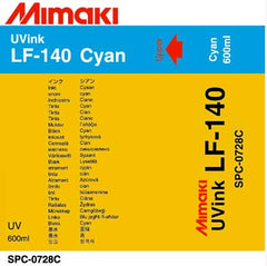 Mimaki LF-140 Cyan Flexible Ink 600ml (MPN: SPC-0728C600cc)