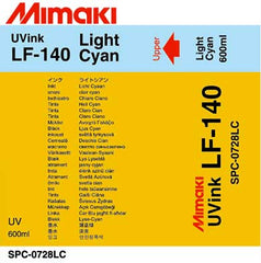 Mimaki LF-140 Light Cyan Flexible Ink 600ml (MPN: SPC-0728Lc600cc)