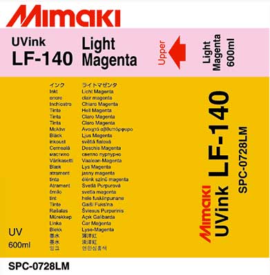 Mimaki LF-140 Light Magenta  Flexible Ink 600ml (MPN: SPC-0728Lm600cc)