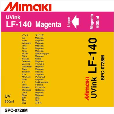 Mimaki LF-140 Magenta  Flexible Ink 600ml (MPN: SPC-0728M600cc)