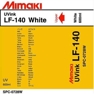 Mimaki LF-140 White Flexible Ink 600ml (MPN: SPC-0728W600cc)