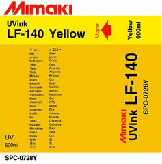 Mimaki LF-140 Yellow Flexible Ink 600ml (MPN: SPC-0728Y600cc)