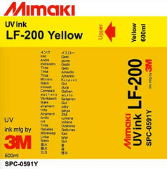 Mimaki LF-200 UV -Yellow 600ml Ink Cartridge (MPN: SPC-0591Y)