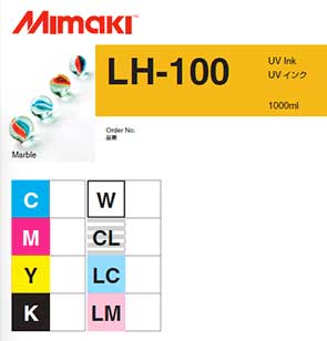 Mimaki LH-100 UV ink 600ml ink Pack White (MPN: SPC-0597W)