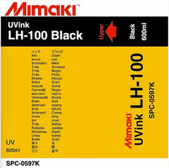 Mimaki LH-100 UV ink 600ml ink Pack Black (MPN: SPC-0597K)