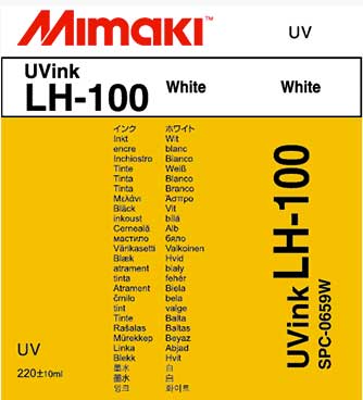 Mimaki LH-100 UV Ink White  220ml (MPN: SPC-0659W)
