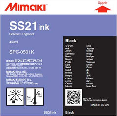 Mimaki SS21 Solvent Ink 440 ml BLACK (MPN: SPC-0501K)