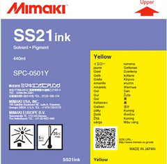 Mimaki SS21 Solvent Ink 440 ml YELLOW (MPN: SPC-0501Y)
