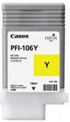 Canon 130mL Yellow Ink Tank Cartridge - PFI-106Y (MPN: 6624B001AA)