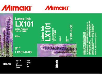 Mimaki LX-101 Latex Black ink 600ml (MPN: LX101-K-60)